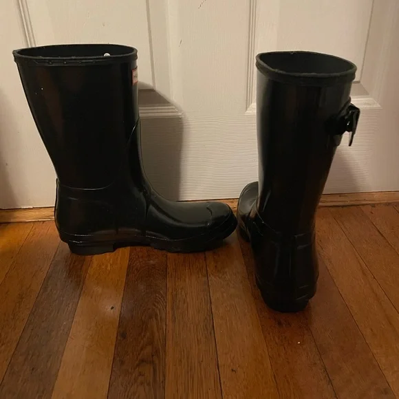 Hunter rain boots short black gloss - Picture 4 of 5